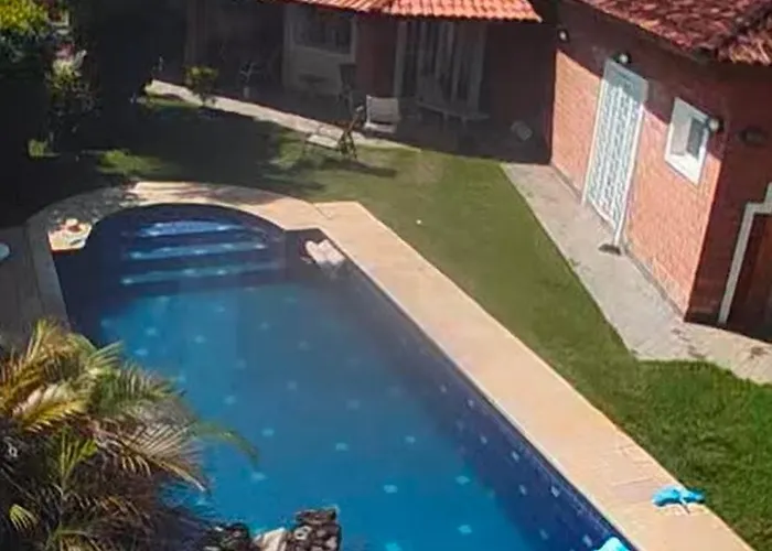 Quartos Com Suite Em Casa De Praia Com Piscina Guarujá